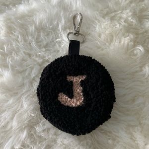 NWT - Nilly's Handmade Punch Keyring 'J'